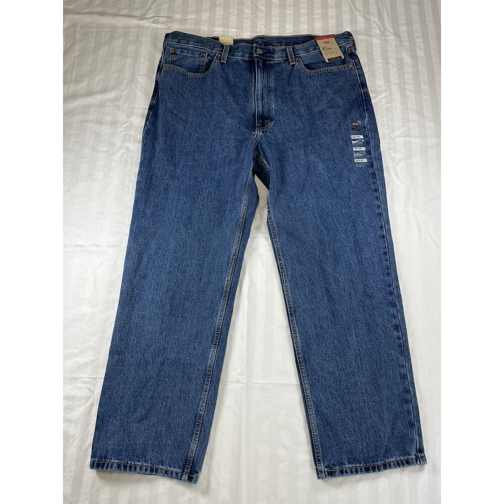 Levi's 550 Relaxed Tapered Leg Loose Through Thigh Blue Jeans Size 40x30 New